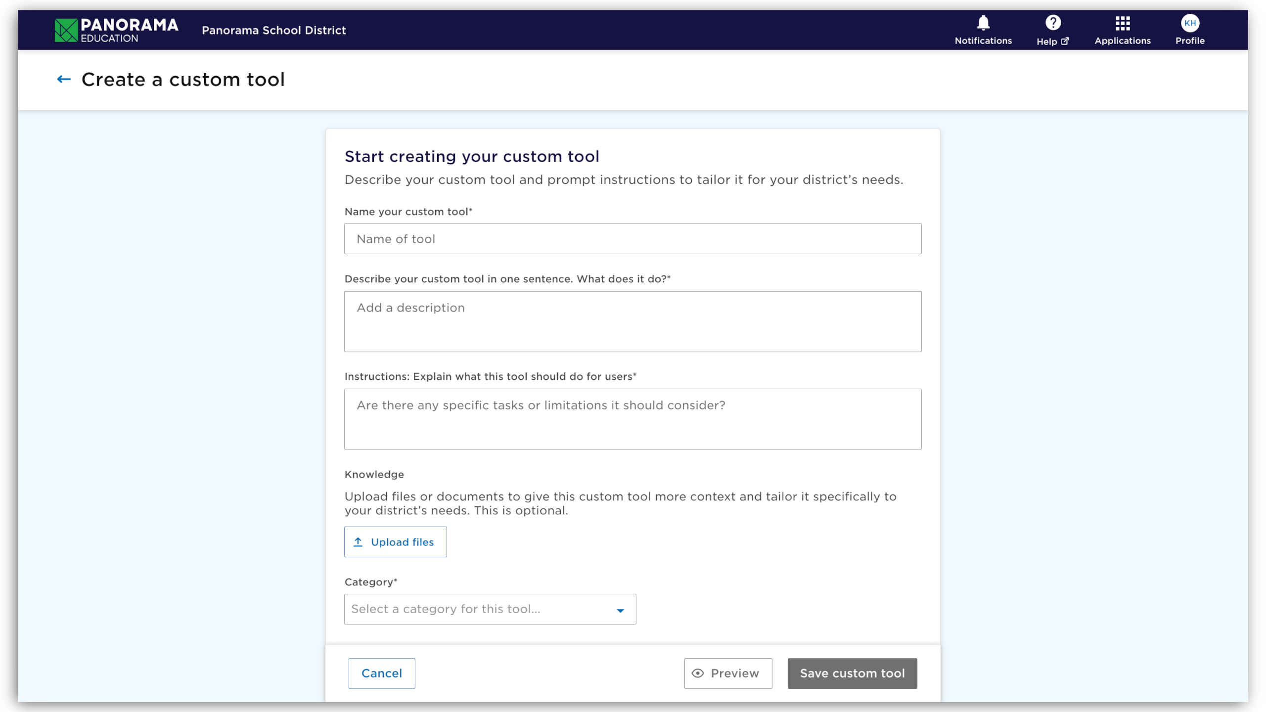 Panorama Solara Create custom district tools - 1280